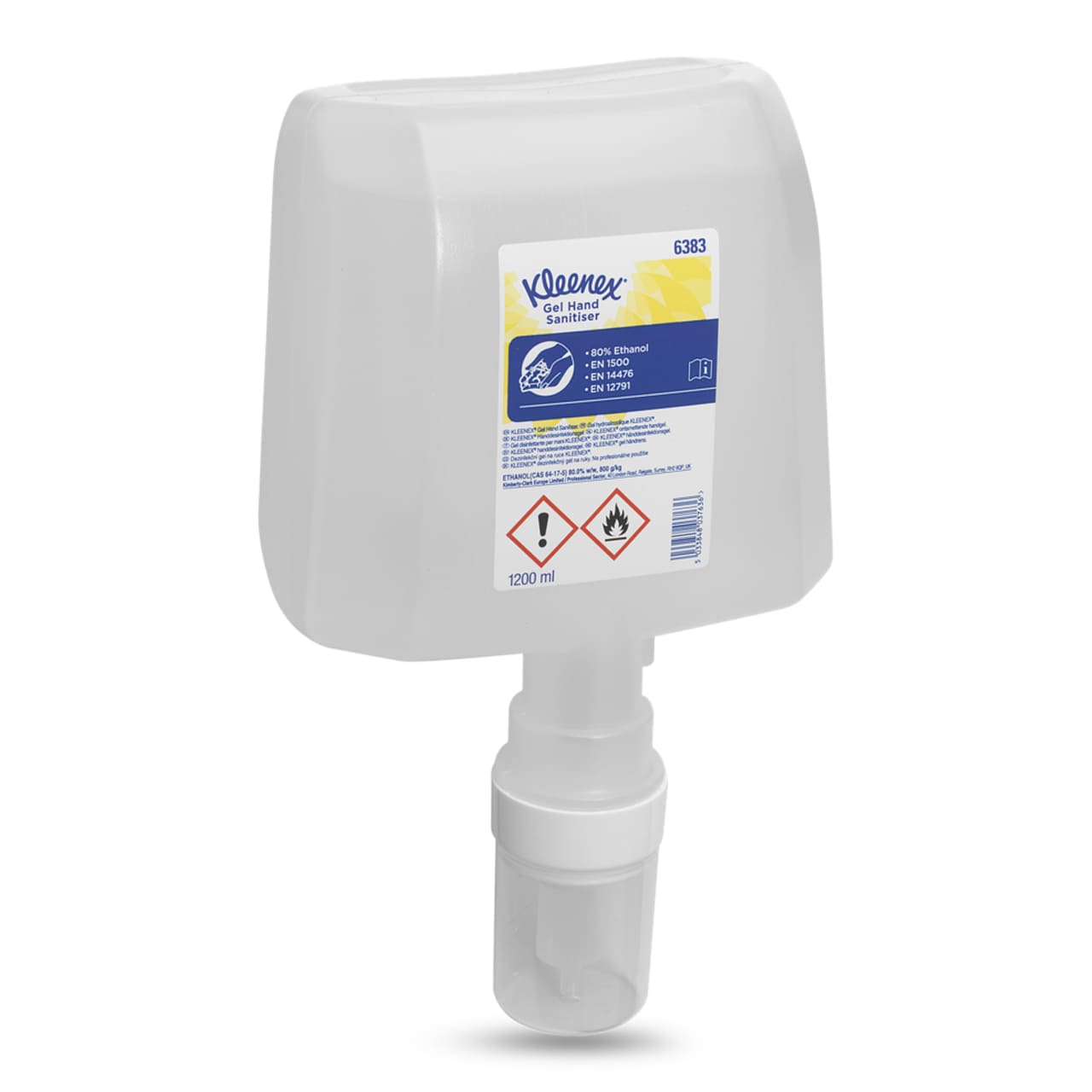 Kleenex® Gel désinfectante pour les mains 1.2l