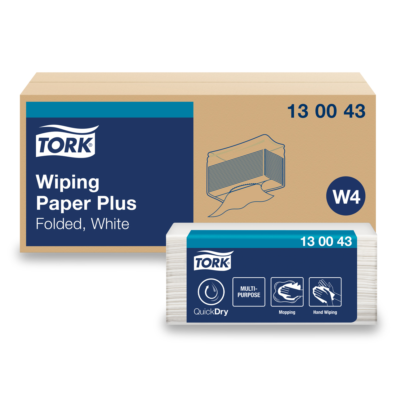Tork Papier essuyage multi résistant QD W4 Tork Papier essuyage multi résistant QD W4