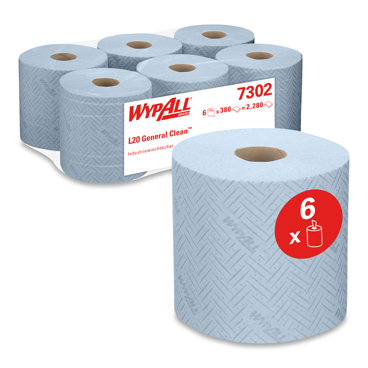 WypAll® L20 bobine à dévidage central