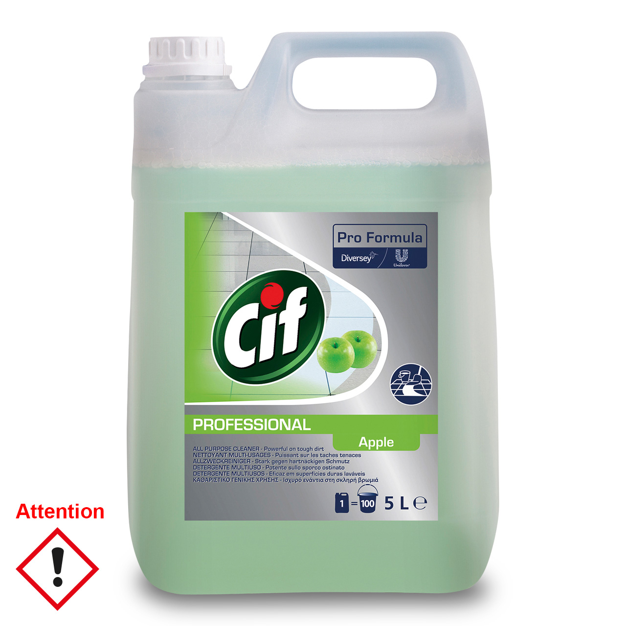 Cif Professional Nettoyant multi-usages Pomme 5l