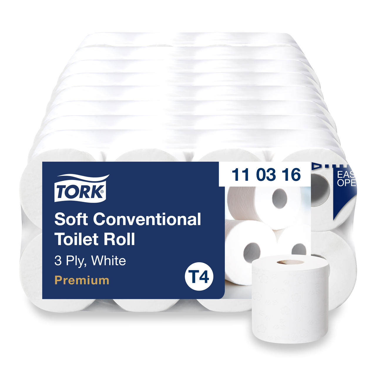 Tork Papier toilette petit rouleau extra doux T4
