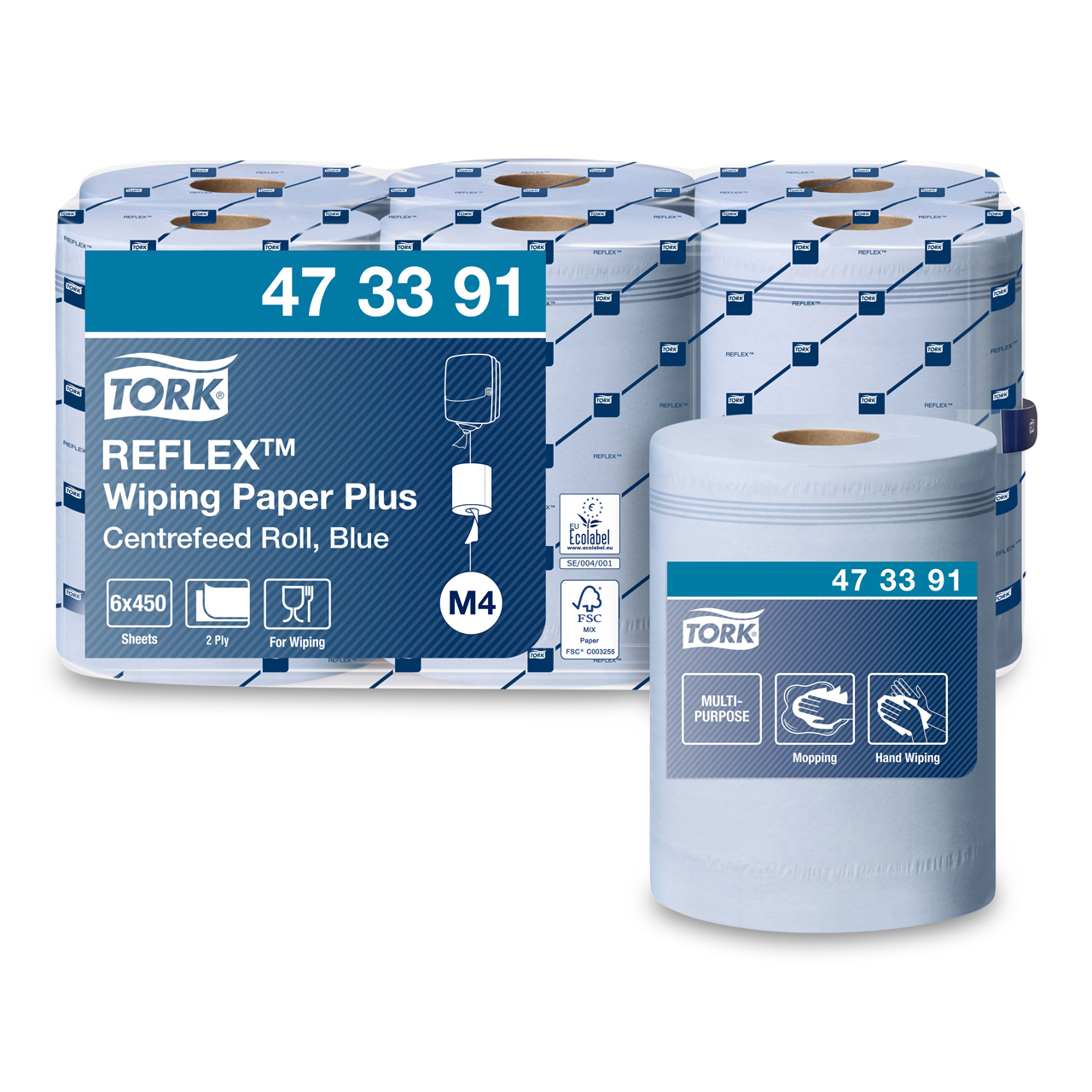 Tork Reflex Papier d’essuyage résistant M4 Tork Reflex Papier d’essuyage résistant M4