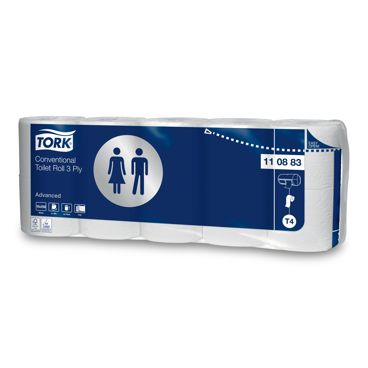 Tork Papier toilette rouleau traditionnel T4 Tork Papier toilette rouleau traditionnel T4
