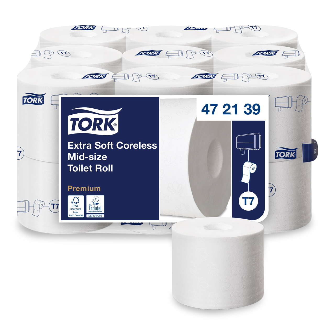 Tork Papier de toilette extra doux T7 Tork Papier de toilette extra doux T7