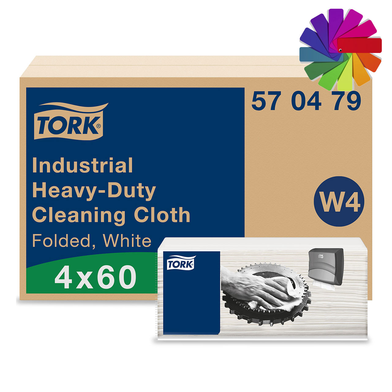 Tork Lingettes nettoyantes extra-fortes W4 Tork Lingettes nettoyantes extra-fortes W4