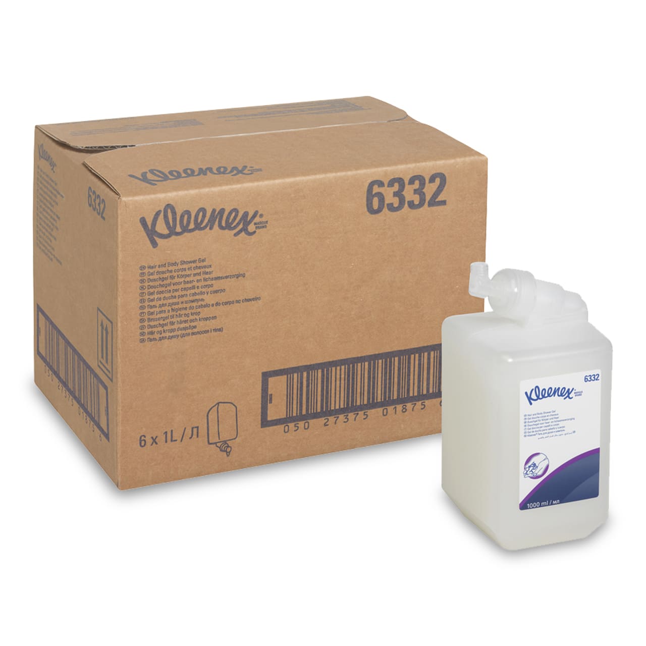 Kleenex® Gel douche corps et cheveux Kleenex® Gel douche corps et cheveux