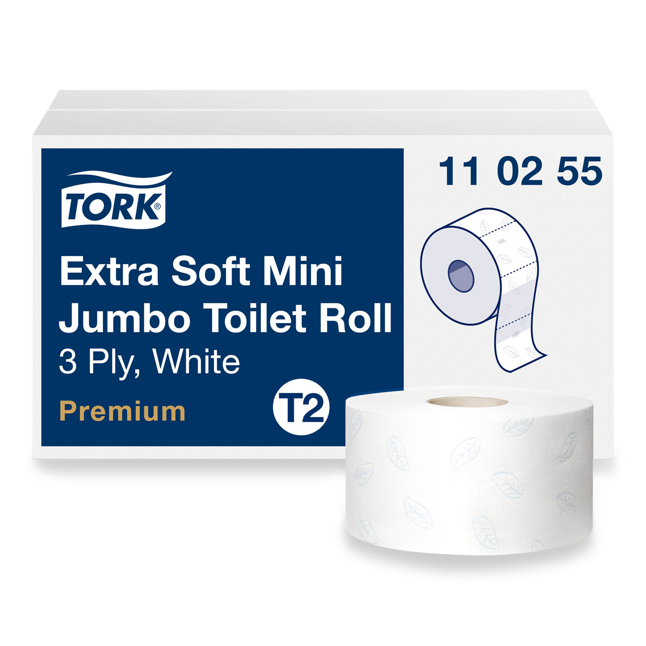 Tork Papier toilette Mini Jumbo extra doux T2 Tork Papier toilette Mini Jumbo extra doux T2