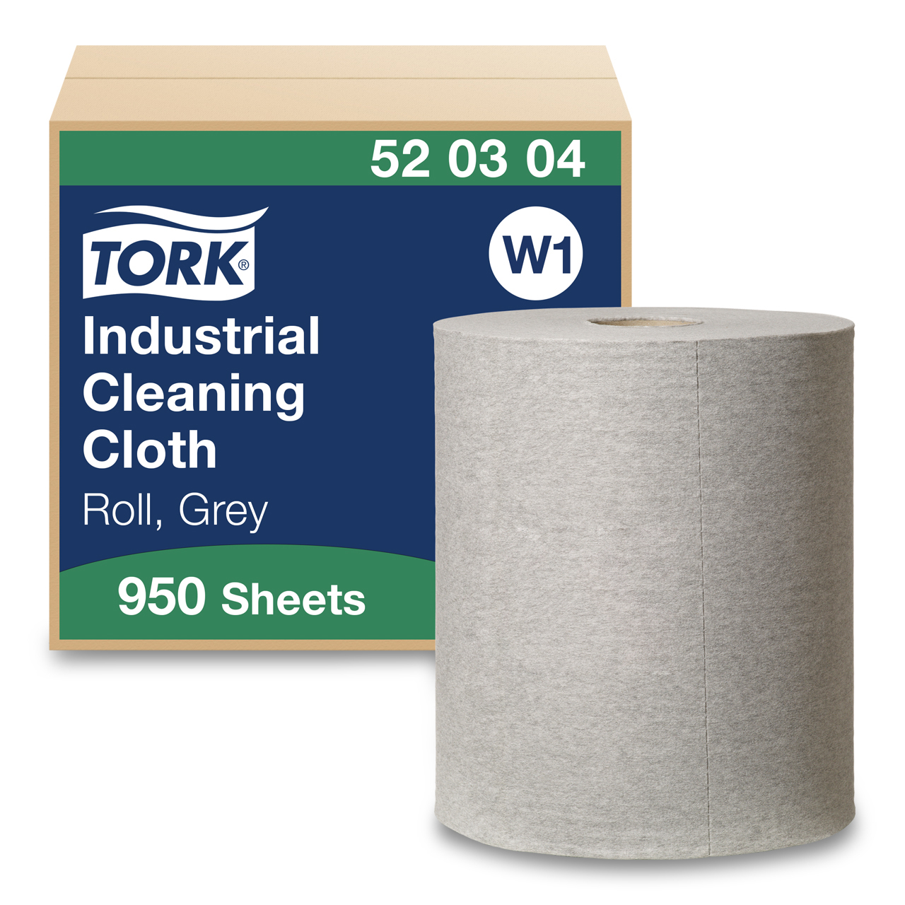 Tork Chiffons de nettoyage industriels gris W1 Tork Chiffons de nettoyage industriels gris W1