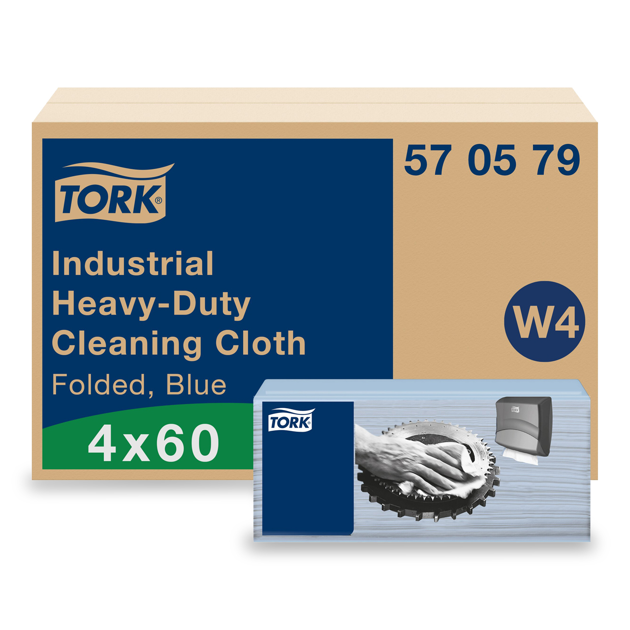 Tork Lingettes nettoyantes extra-fortes W4 Tork Lingettes nettoyantes extra-fortes W4