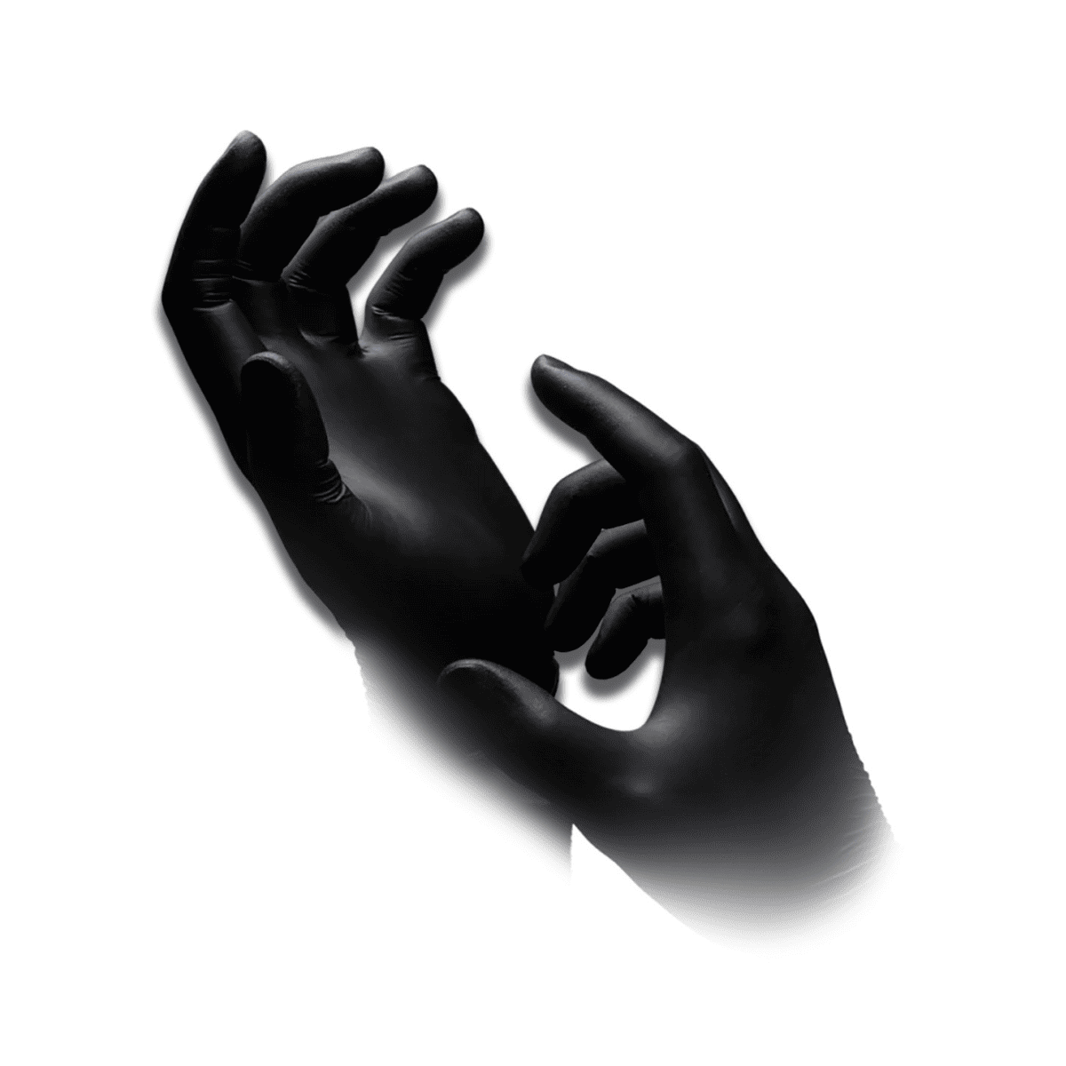 MED-COMFORT, gants en nitrile Nature Gloves, 118-108, noir, L