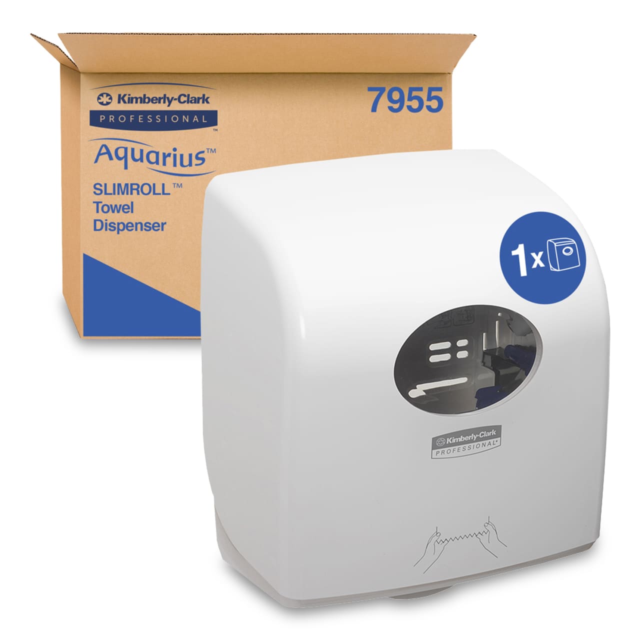 AQUARIUS SLIMROLL Distr. essuie-mains rouleau AQUARIUS SLIMROLL Distr. essuie-mains rouleau