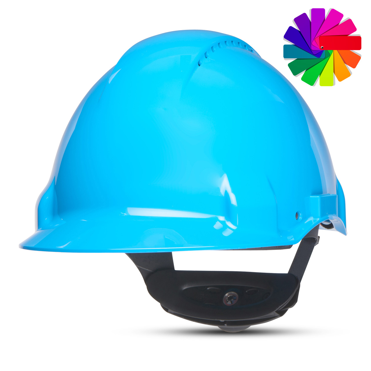 3M™ Casque de protection série G3000 ventilé, G30NUB bleu