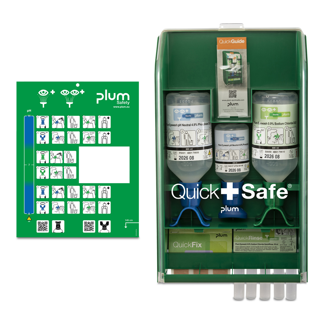 PLUM Quicksafe Chemical Industry Stat. de premiers secours PLUM Quicksafe Chemical Industry Stat. de premiers secours