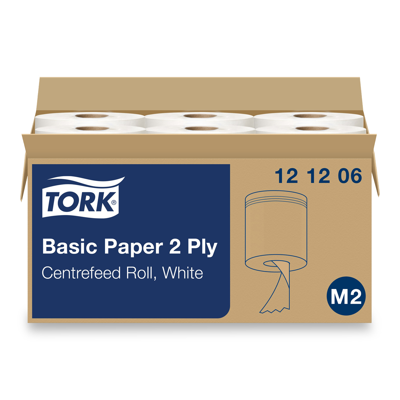 Tork Papier d’essuyage standard 2 c. M2 Tork Papier d’essuyage standard 2 c. M2