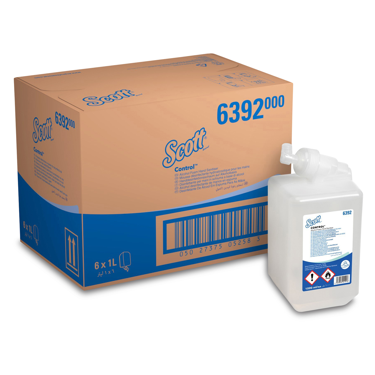 Scott® Control™ Mousse désinfecant pour les mains - 1l Scott® Control™ Mousse désinfecant pour les mains - 1l