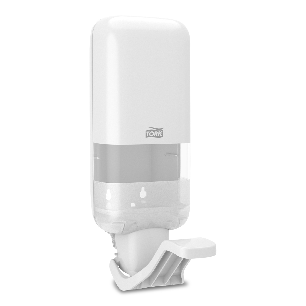 Tork Distributeur avec levier pour savon et désinfectant pour les mains S4, blanc