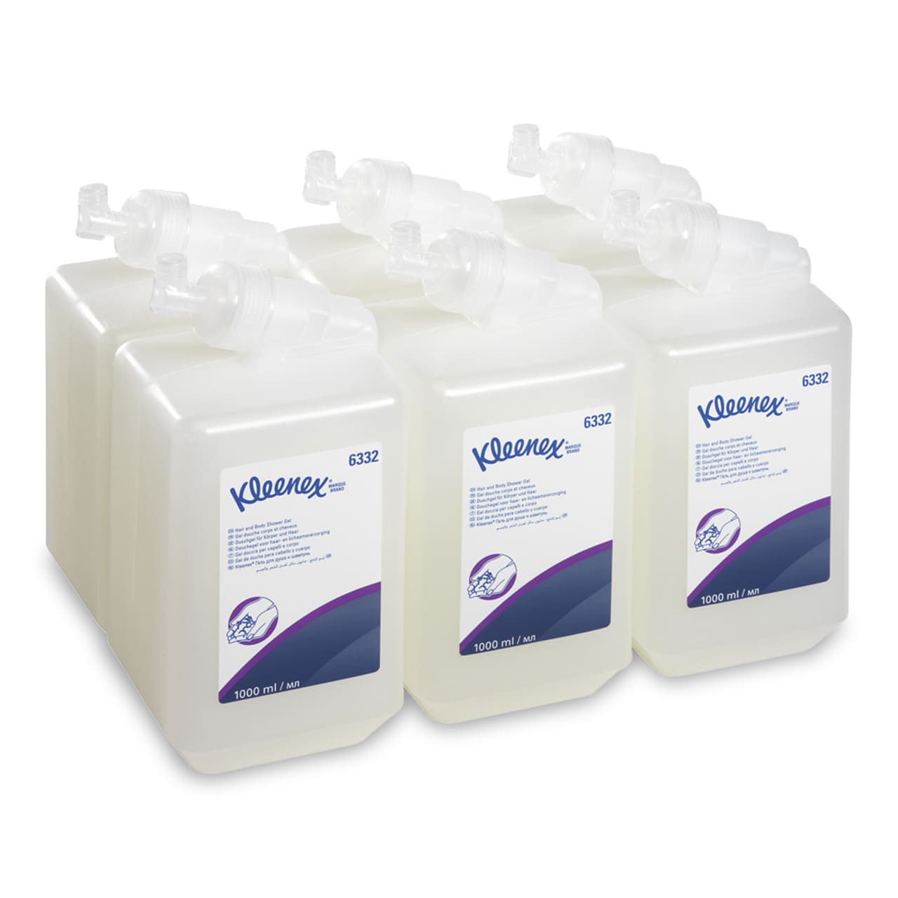 Kleenex® Gel douche corps et cheveux Kleenex® Gel douche corps et cheveux