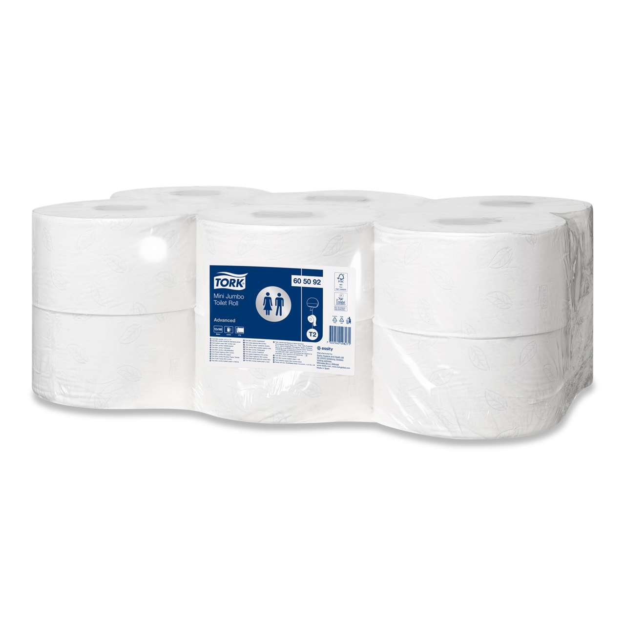 Papier toilette Tork Mini Jumbo T2 Papier toilette Tork Mini Jumbo T2