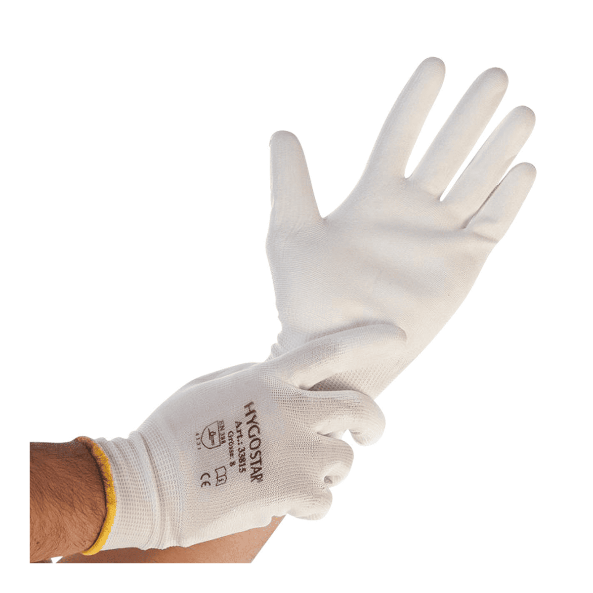 Gants en maille fine Ultra Flex Hand Blanc 2XL