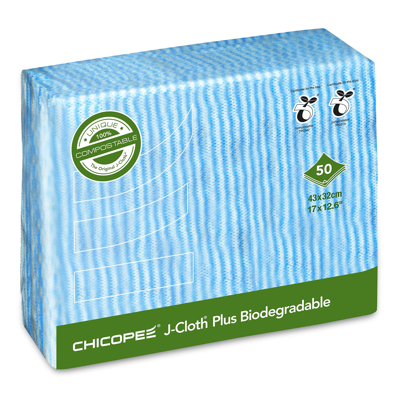 CHICOPEE® J-CLOTH PLUS BIODEGRADABLE