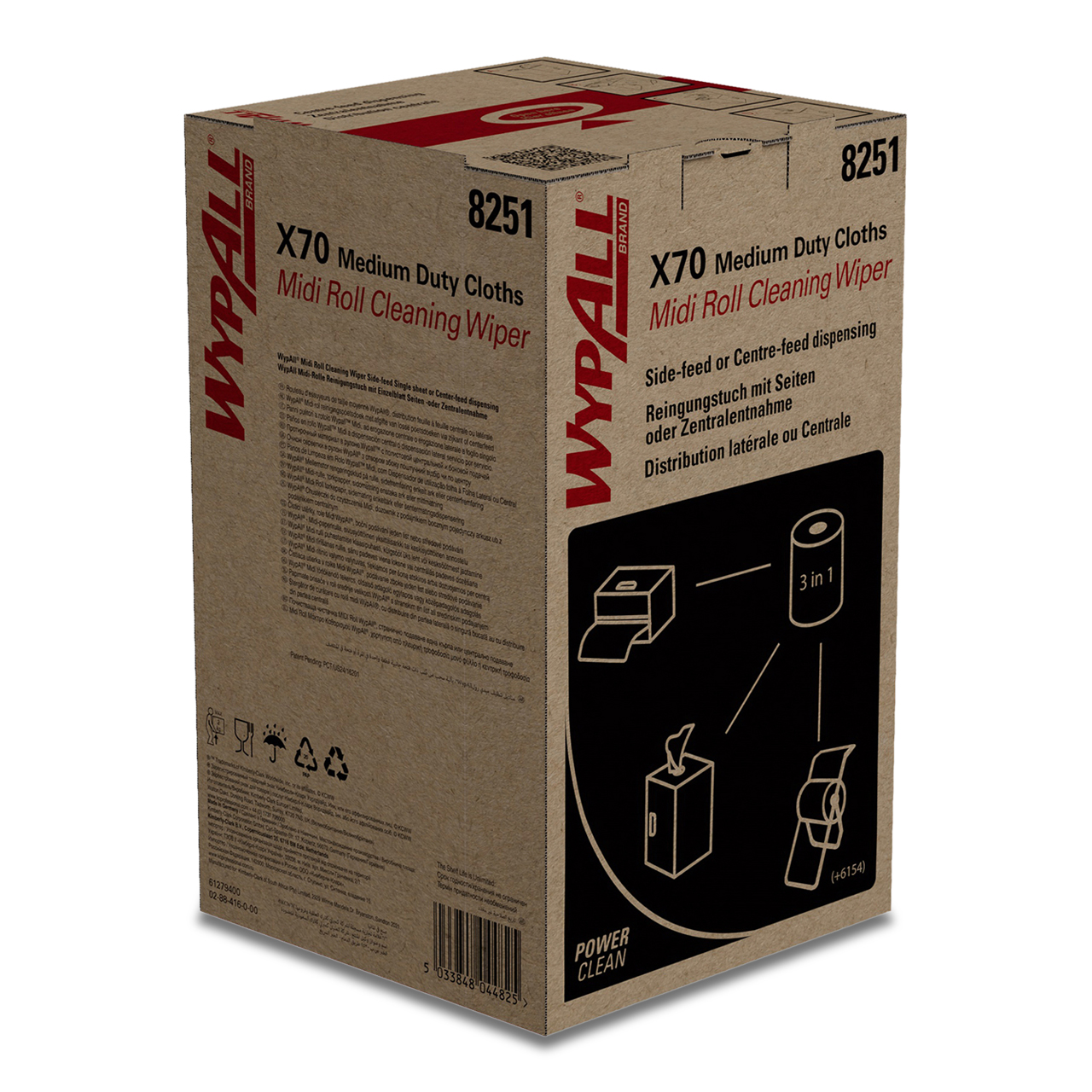 WypAll® X70 Chiffons - Rouleau Midi / Bleu WypAll® X70 Chiffons - Rouleau Midi / Bleu