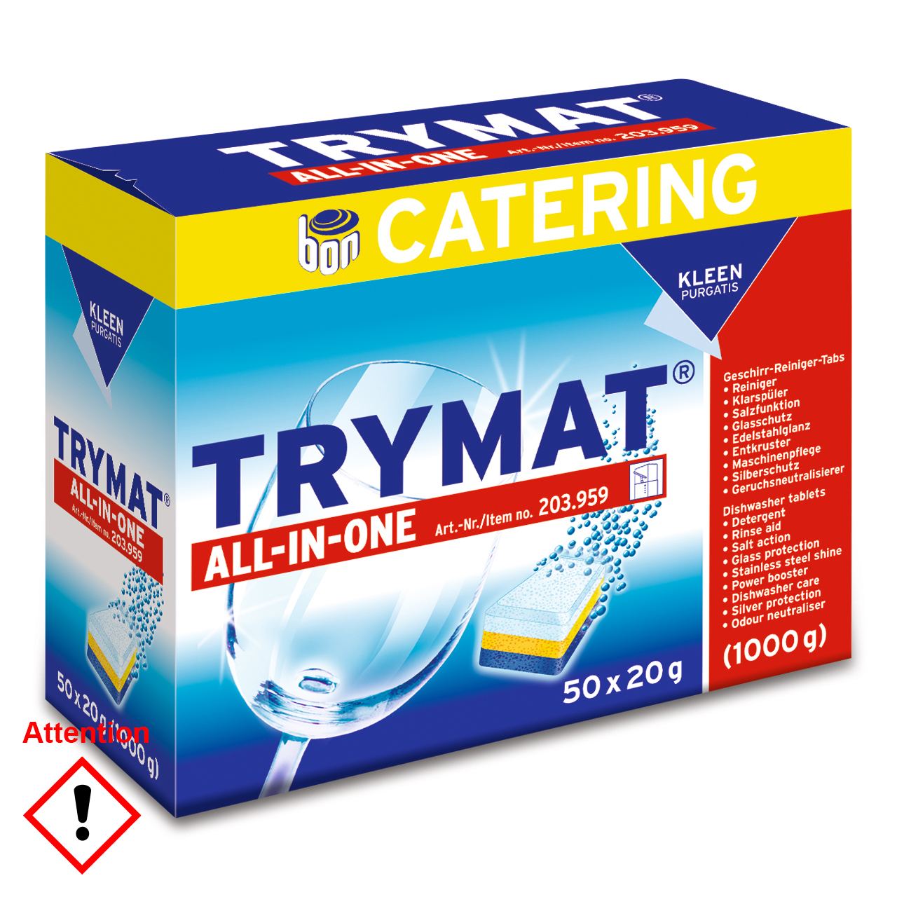 Trymat all-in-one Pastilles lave-vaisselle