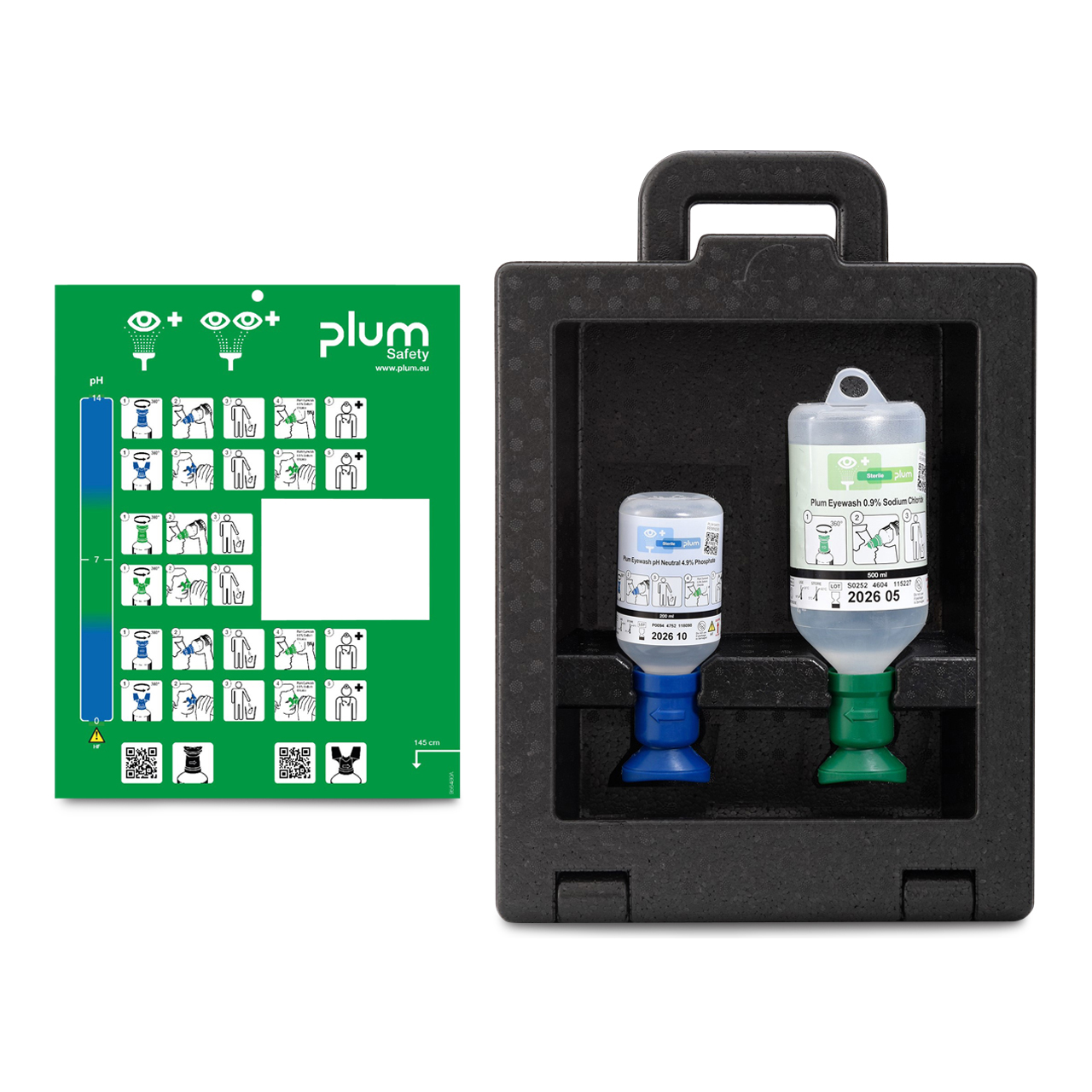 PLUM Station lave-oeil iBox2 pH Neutral 200/NaCl 500 PLUM Station lave-oeil iBox2 pH Neutral 200/NaCl 500