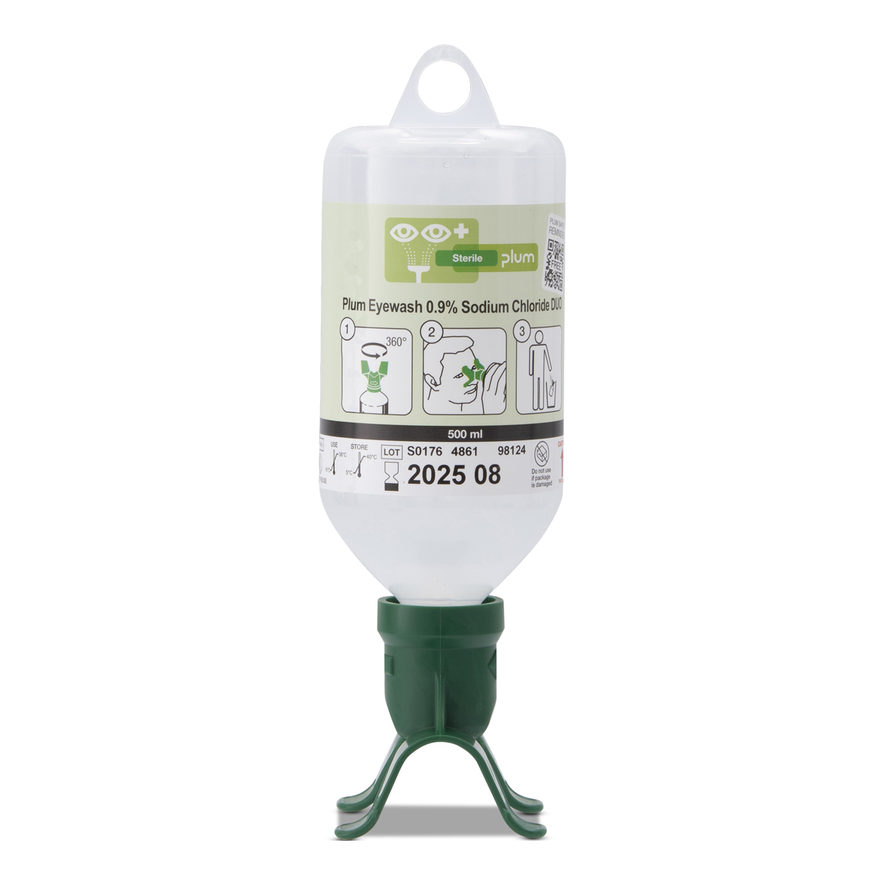 PLUM Bouteille lave-oeil Duo NaCl 500 PLUM Bouteille lave-oeil Duo NaCl 500