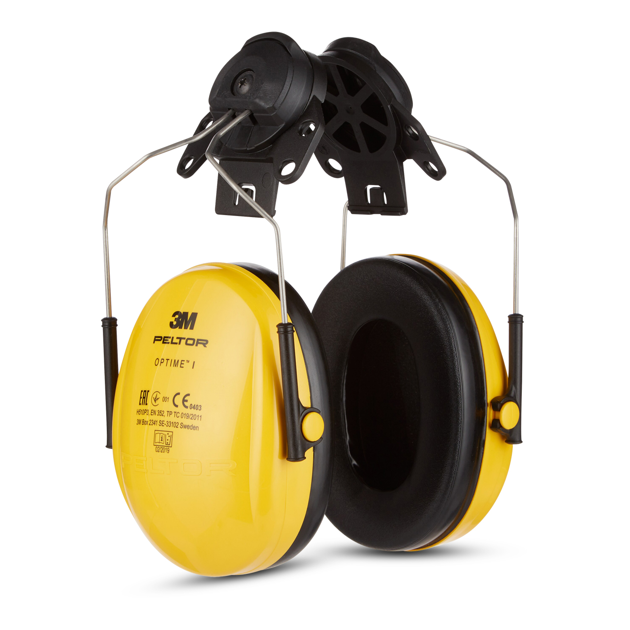 3M™ Coquilles antibruit pour casque, 26 dB, jaune  3M™ Coquilles antibruit pour casque, 26 dB, jaune
