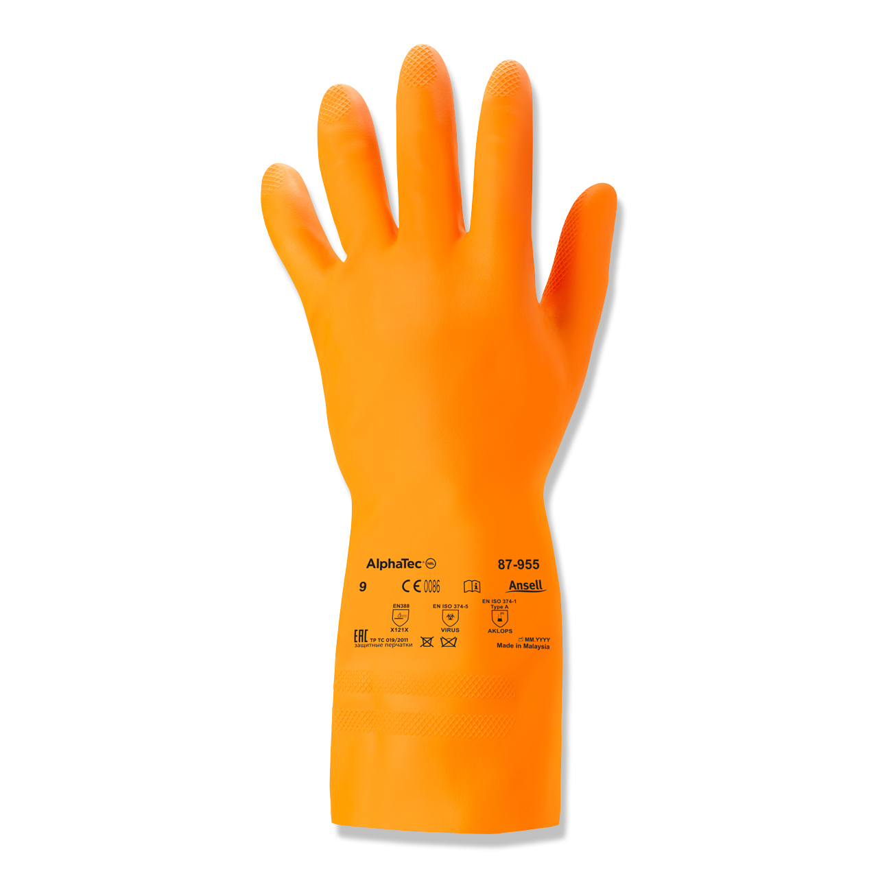 AlphaTec® 87-955 orange ta. 9