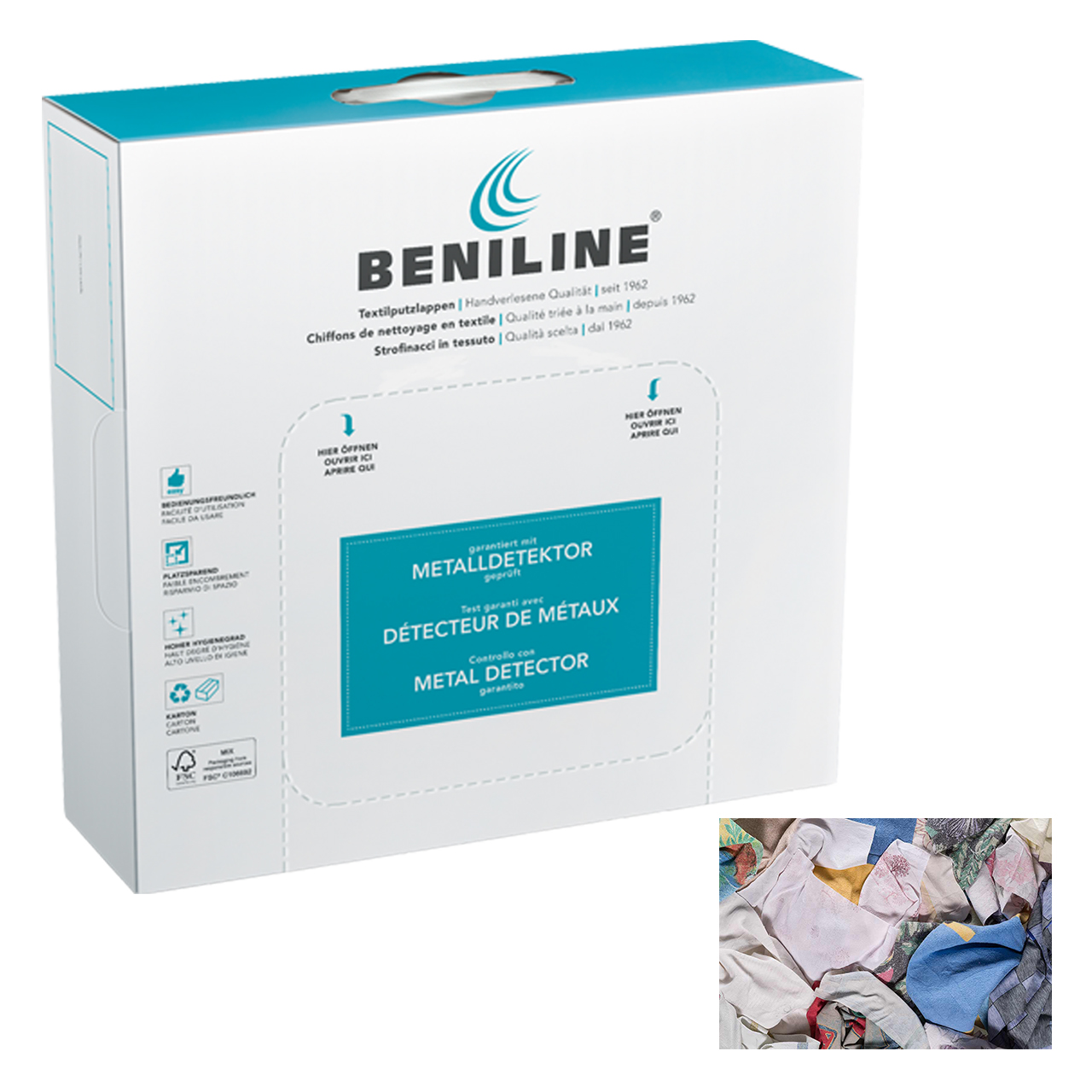 BENILINE® Chiffons de nettoyage spécial flanelle
