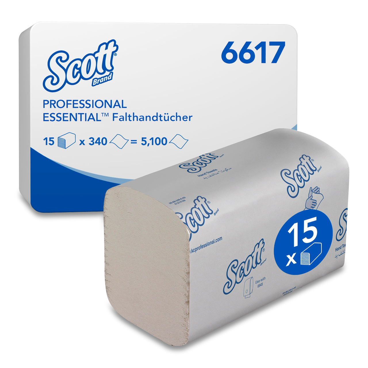Scott® Essential™ Essuie-mains - Interfold
